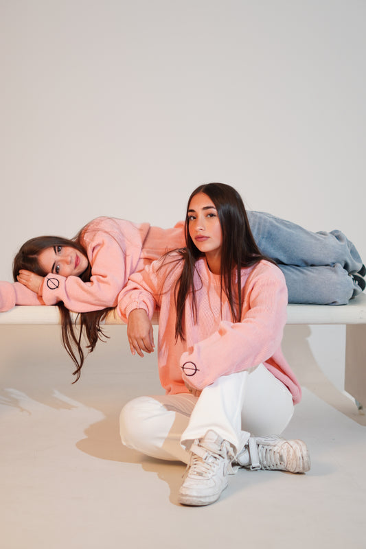 SØL Pink Knitted Sweater D1